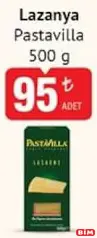 PASTAVİLLA LAZANYA 500 G fiyat ve kampanya bilgisi